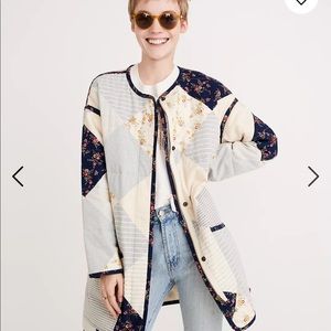 Madewell x The New Denim Project Patchwork Coat